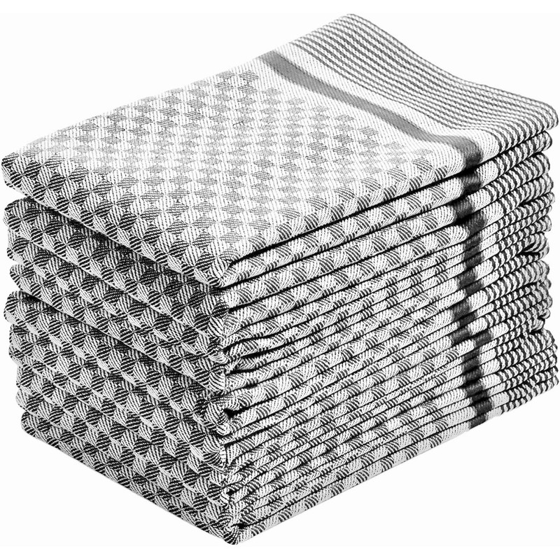Heim24h Set of 5 Tea Towels 100 x 50 cm,