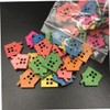 50Pcs Cardboard Gingerbread House Vintage Buttons House Shaped Buttons Wood