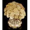 Money Tree Feng Shui Figurine - Lucky Charm Money Blessing