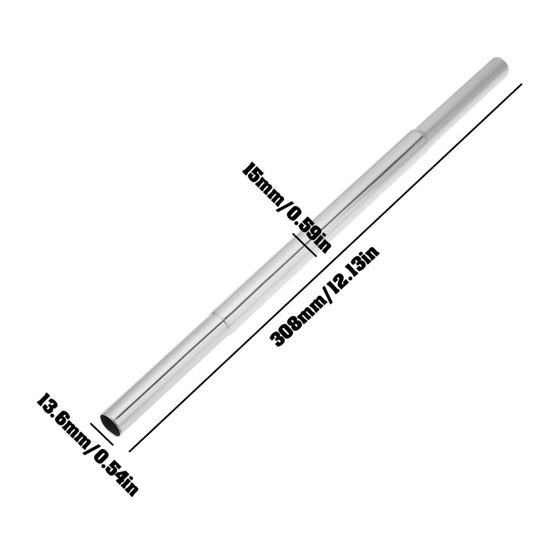 ECSiNG 3Pcs Stainless Steel Golf Club Extensions Tail Eextension Rod
