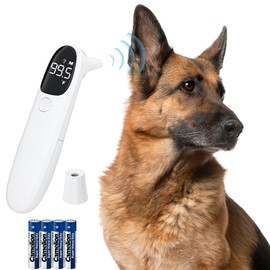 Cat and Dog Ear Temperature Monitor, Pet Only Thermometer, Dogs or Cats Ear Temperature Monitor with Warranty, Dog and Cat Ear Care Supply, Take Pet Temperature Tool.
