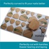 Nail Stickers：Nail Adhesive Tabs Transparent Double Side Nail Sticky Tabs,