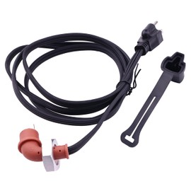 DVPARTS Block Heater Cord for Heavy Duty Immersion Heaters and Engine Block Heaters 6-feet 120 Volts Compatible with Dodge Ram Cummins Diesel and Ford F250 350 Cordset Cord