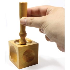 Beadsmith Wood Doming Block x 2.25-inch