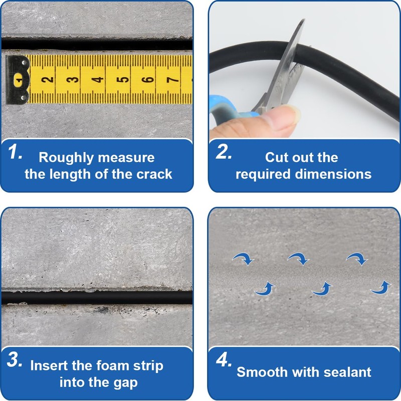 SDLDEER Backer Rod for Gaps and Joints 10mm x 5m,