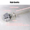 Toilet Handle Tank Flush Lever,Push Button Toilet Tank Handle Replacement