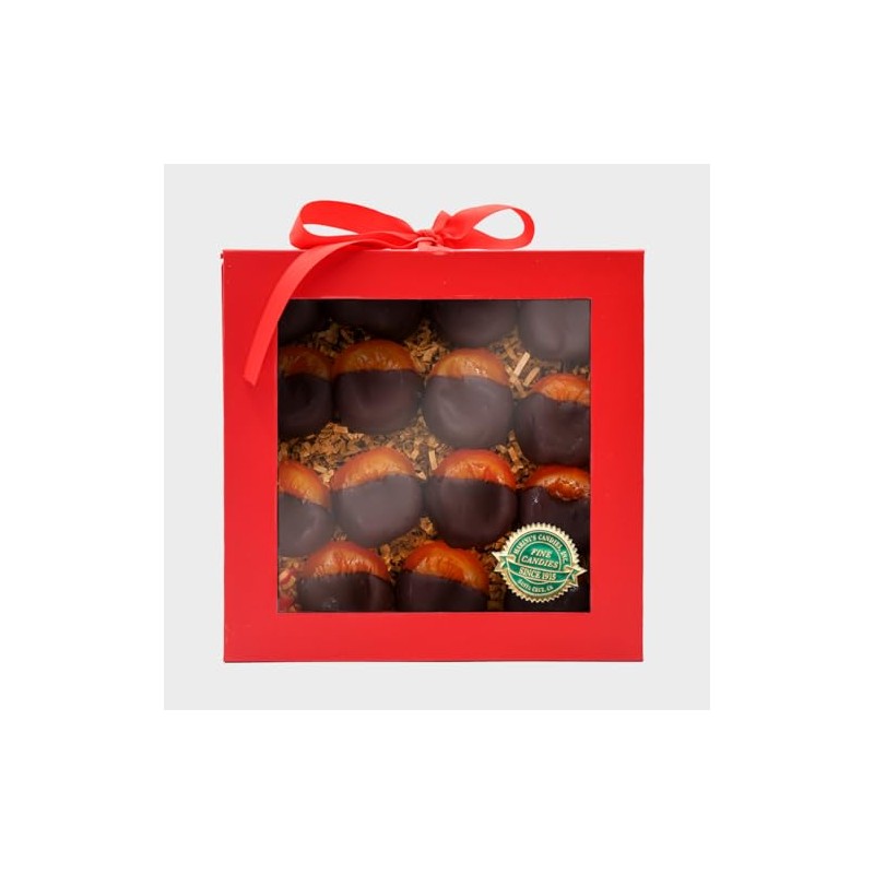 Marini's Candies Chocolate Dipped Glazed Apricots