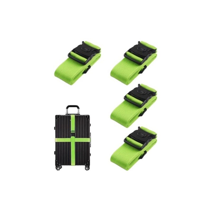 Amarres de Maleta, 4 Correas de Equipaje para Maletas Ajustable
