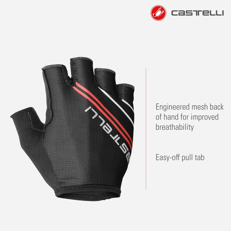 CASTELLI Women's DOLCISSIMA 2 W Cycling Gloves, Black, XS