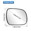 TOP-MAX Passenger Side Mirror Glass Replacement for Lexus RX330 2004-2006|