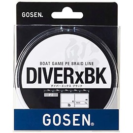 GOSEN Diver X Black 688.4 ft (200 m) No. 1.5
