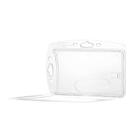 Durable ID Pass Holder | Holds 1 ID Card in Format 54 x 85 mm | Pack of 1 | Transparent | Ideal for Access Control Areas