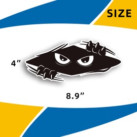 Monster Angry Eyes Magnet Sticker for Cars, Trucks,Heavy Duty Automotive Magnet Bumper Decak for Car Truck SUV, Perfect for Gift