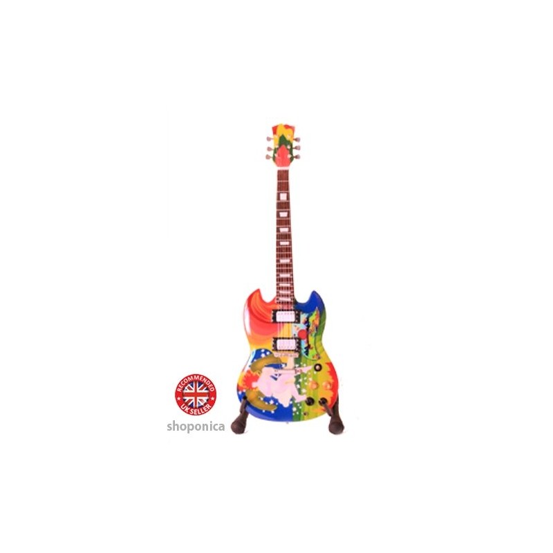 Shoponica Wooden Miniature Guitar Replica - Eric Clapton 'The Fool'