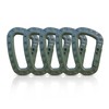 Holesto® Plastic Carabiner - Plastic Carabiner Hook - Tactical Black