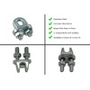 DuraBrite 3/8" Type 316 Stainless Steel Wire Rope Cable Clip