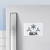 CafePress Ninja Stars Magnets Rectangle Magnet, 3"x2" Refrigerator Magnet