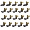 TOP-VIGOR 6mm Shelf Support Peg, 20Pcs L-Shaped Support Bracket Pegs