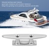 Stainless Steel Low Flat Top Boat Dock Cleat Marine Grade