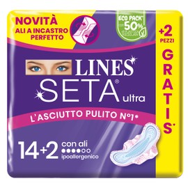 Lines Silk Ultra Wings - Pack of 16