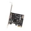 Expansion Card PCIE to USB 19Pin Good Conductivity One Piece