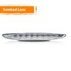 ADIIL Clear Lens Bright Red 8-LED 3rd Brake Stop Tail