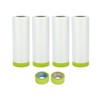 ACROPIX Masking Paper with Tape Pre-Taped Paper Film Kit with