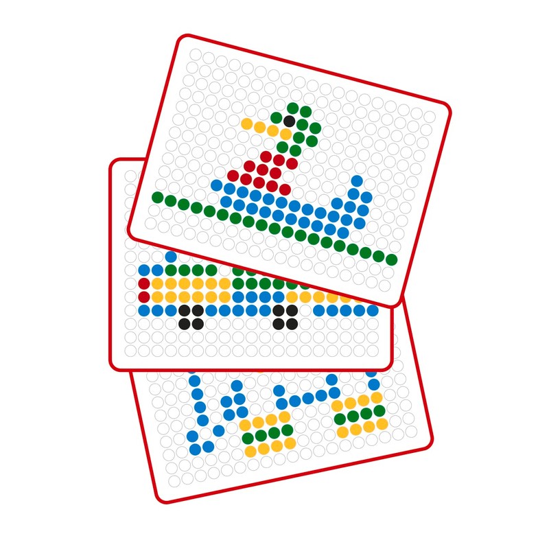 Beleduc 21050 Magnetic Game Colourful Children's Game Promotes Creativity, Multi-Coloured