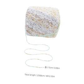 Gatuida 1roll Cotton Yarn for Crocheting Knitting Hand Craft Materials DIY Craft Supplies Soft Yarn for Beginners