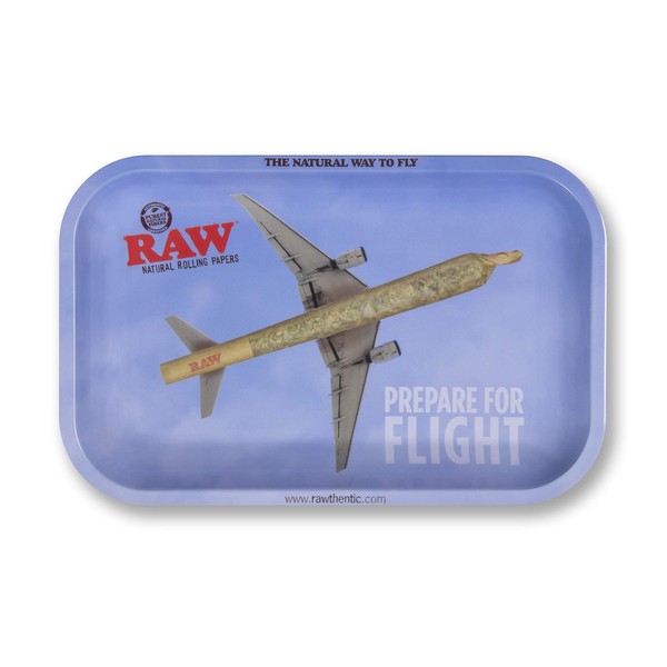 RAW Prepare for Flight Rolling Tray | Size - Small | Roll One as Big as a Plane and Then Take Off