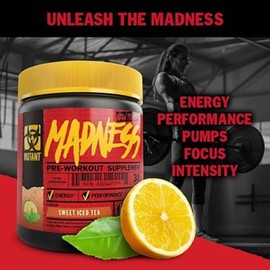 MUTANT MADNESS - Redefines the Pre-Workout Powder Experience and Takes it to a Whole New Extreme Level, Engineered Exclusively for High-Intensity Workouts (225 g), Pineapple