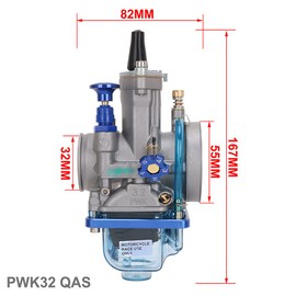 Carburador JFG RACING universal para PWK de 32 mm, para 125CC 150CC 200CC para carreras de cuatrimotos, go kart, moto de cross, pit bike, motocicleta, motoneta