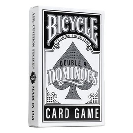 Bicycle Doble 9 Juego de Cartas de Dominó - Una versión portátil y fácil de llevar del clásico juego de dominó