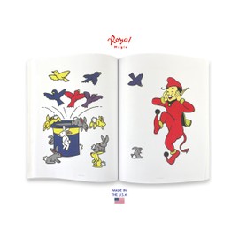 Royal Magic Coloring Book – Classic Magic Trick for Kids and Adults, Easy-to-Do Magic Tricks for Beginners, Fun Magic Book with Amazing Transformations, Great for Magic Tricks for Kids Age 6-8