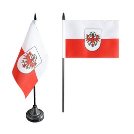 Flaggenfritze Table Flag Austria Tyrol + Free Sticker
