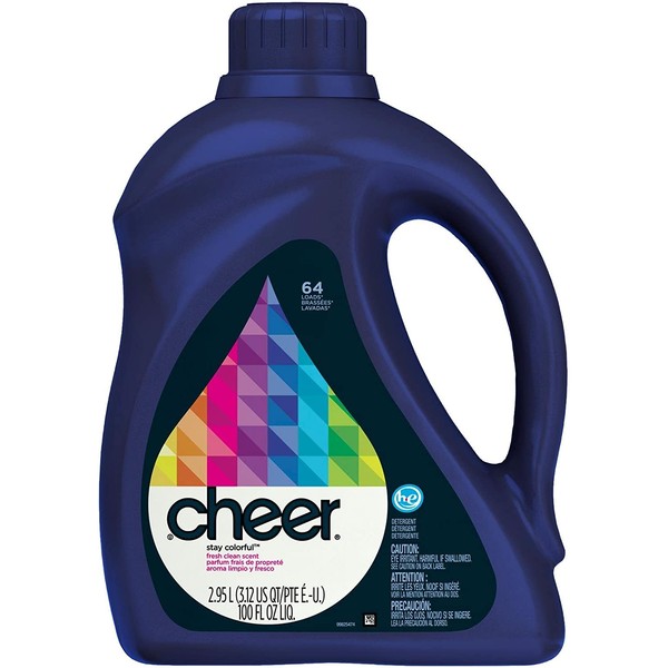 Cheer HE Liquid Detergent - 100 oz - Fresh Clean Scent