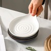 Jiyocy Spoon Rest, Large Ceramic Spoon Holder for Stove Top,