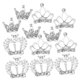 Outanaya 12pcs Rhinestones Nail Art Decorations for Manicure Nail for Christmas Birthday Parties Safe Accessory