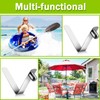 Moxweyeni 8 Pieces Push Button Spring Clips Tent Pole Clips