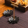 SLKIJDHFB Incense Burner - Incense Stick Holder 5 Incense Holes