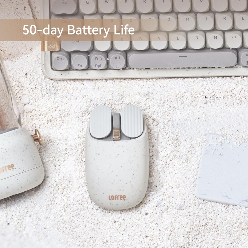 LOFREE - mouse inalámbrico de doble modo con 5 niveles