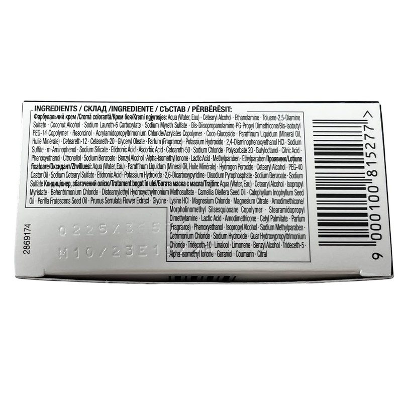 Syoss Oléo Suprême Permanent Hair Colour - Intense Black 1-10