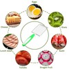 Luncheon Meat Slicers,10 Slices, Egg Cutter Slicers for Boiled Egg