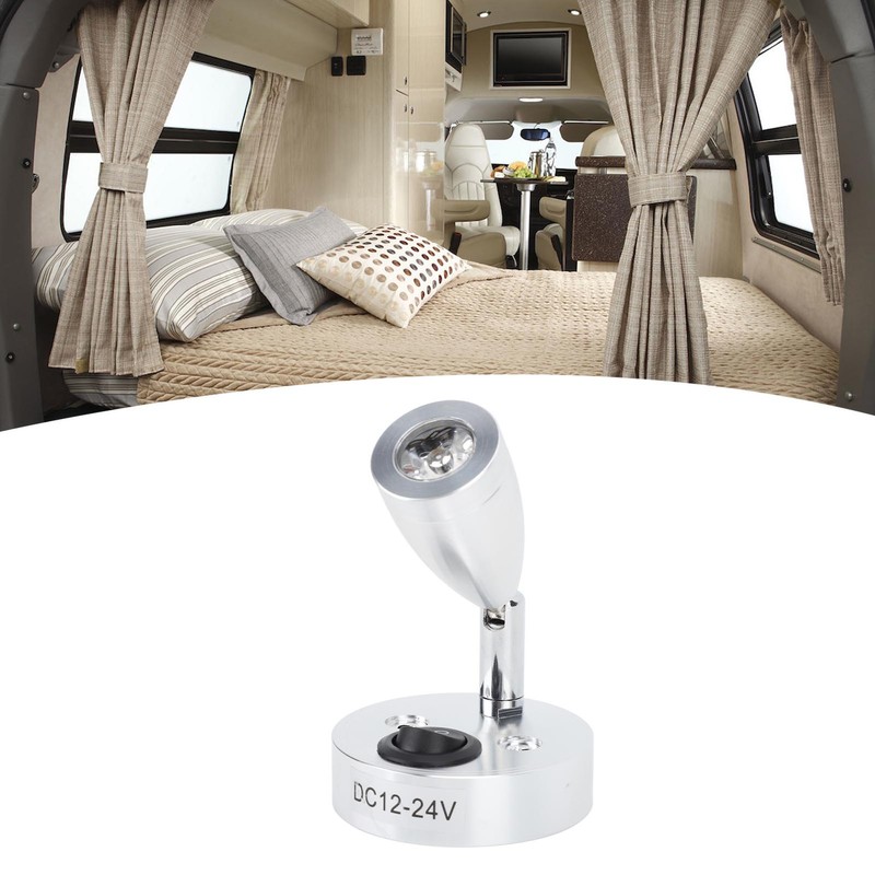 LED RV Bedside Lamp High Brightness 2W DC12 to 24V