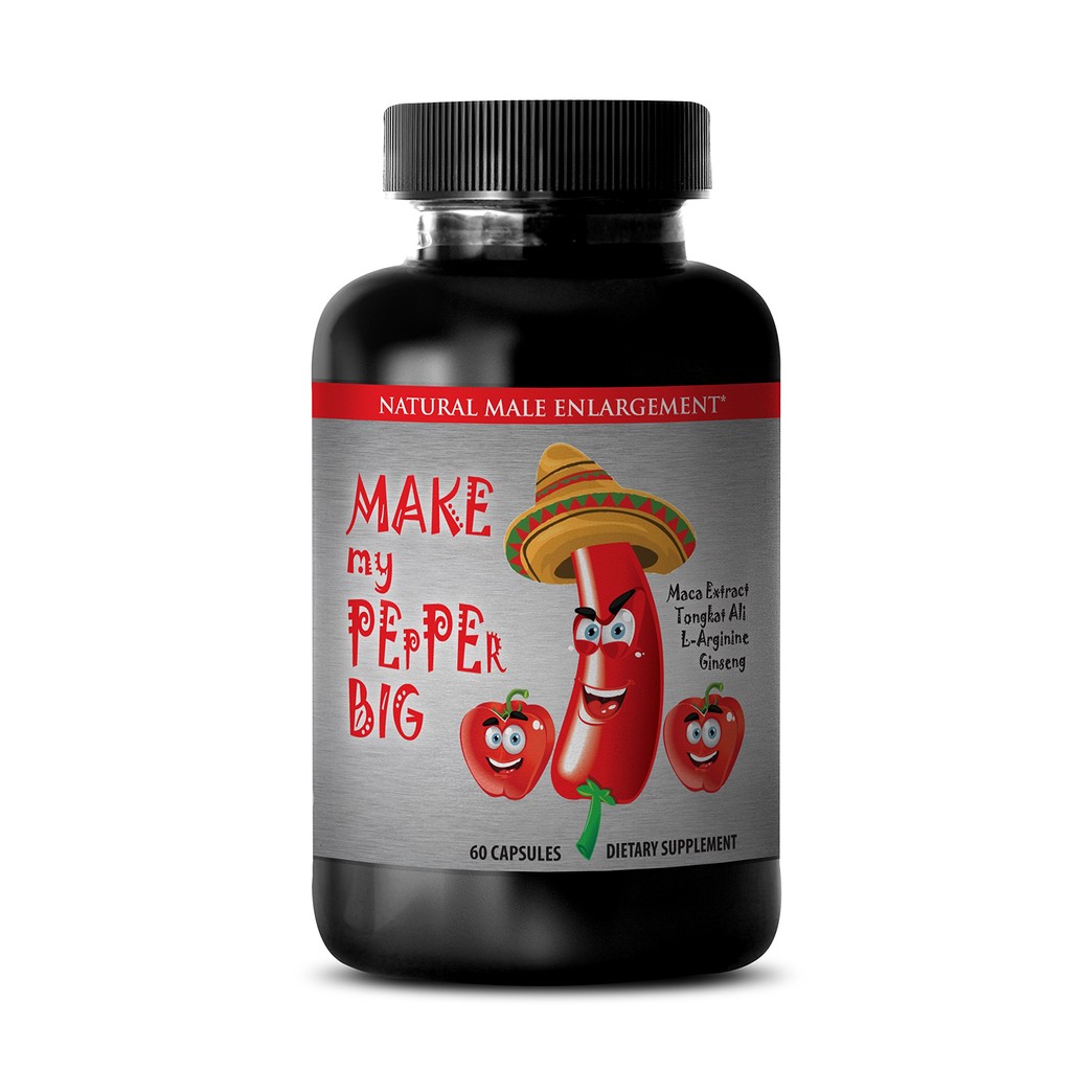 Instant Male Enchantment Pills -"Make My Pepper Big" with Maca Root, L-Arginine, Ginseng -"Make My Pepper Big" Supplement for Sexual Performance and Endurance (1 Bottle 60 Capsules)