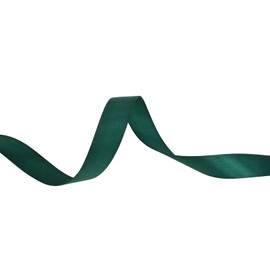 DXEUD Cinta de grogrén sólida de 100 yardas cada rollo, 100% poliéster (3/4 pulgadas, verde oscuro)