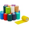 Juvale 24 Rolls Self-Adhesive Bandage Wrap, 3" x 5 Yards,