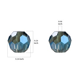 450PCS 6MM White Round Crystal Glass Beads for Jewelry Making,Novborcz Glass Beads Faceted Rondelle Beads DIY Glass Crystal Beads for Bracelets Necklace Pendants Jewelry Making DIY Craft