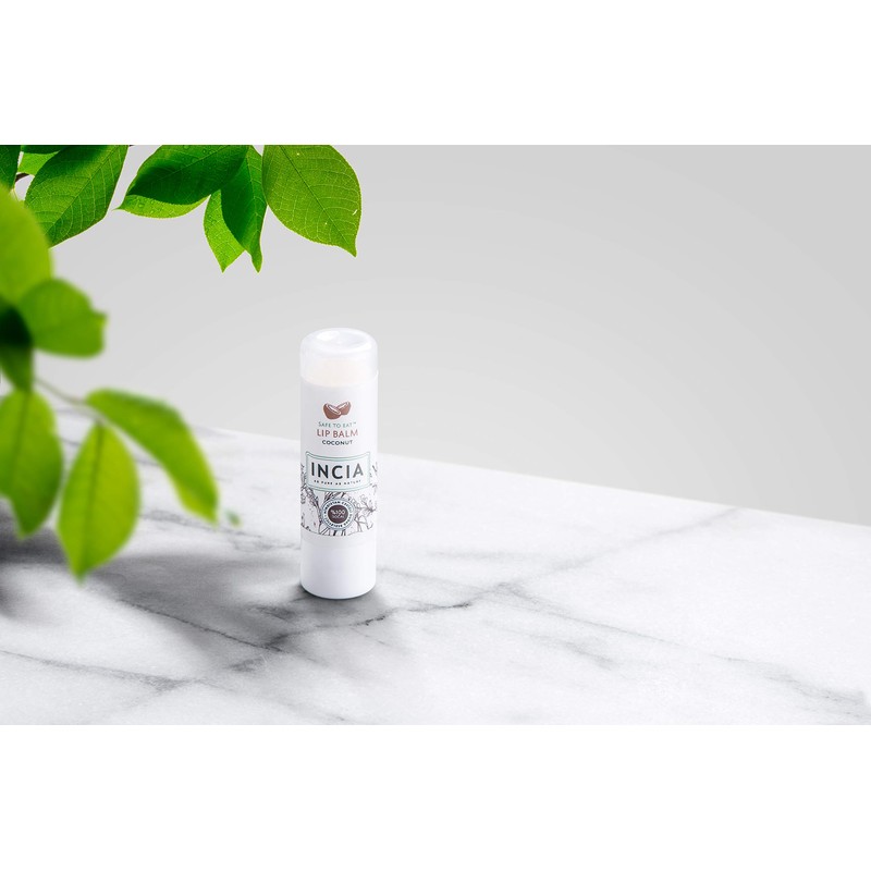 INCIA Safe To Eat Lip Balm Coconut 1 x 6