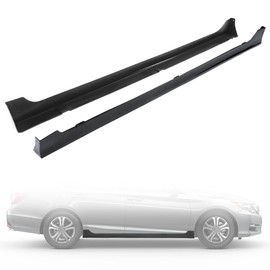 HECASA Side Skirts Rocker Panels Guard Compatible with 2013-2017 Honda Accord 4 Door Sedan Spoiler Splitter Extension Body Kit Replacement Pair Carbon Fiber Color